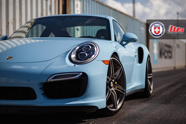 Фото дисков HRE P106 Сатиновый темный лак на Porsche 911 VII