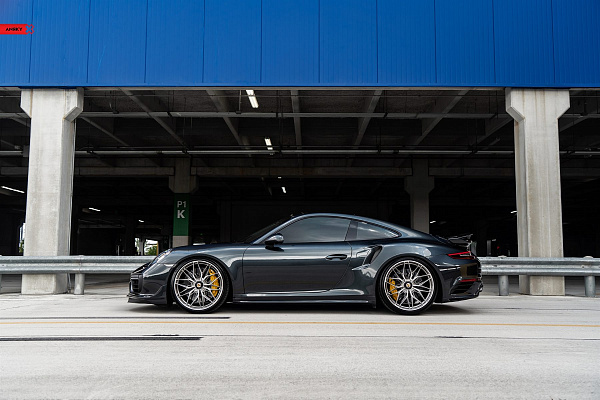 Фото дисков Anrky S1-X1 Глянцевый тонированный лак на Porsche 911 VII