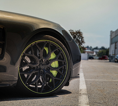 Фото дисков Vossen HF-2 на Porsche Panamera II