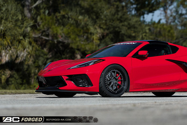 Фото дисков BC Forged LE10 // MLE10 Матовый графит на Chevrolet Corvette C8