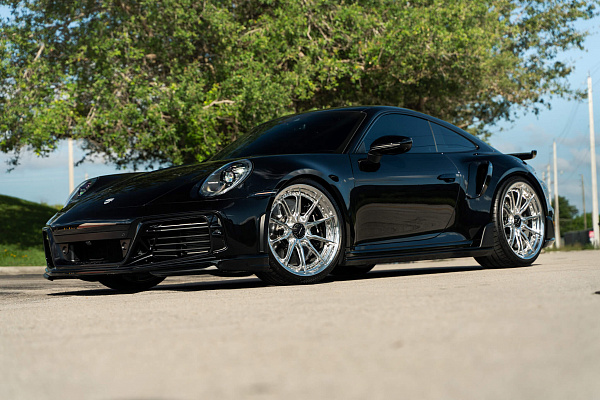 Фото дисков HRE S104SC Полированный лак на Porsche 911 VIII