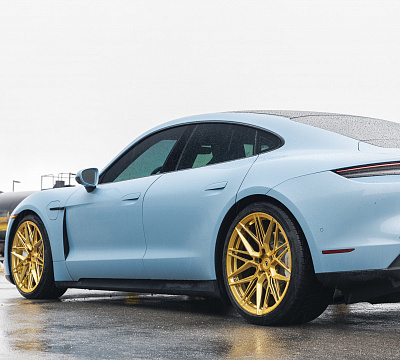 Фото дисков Vossen EVO-5 на Porsche Taycan I