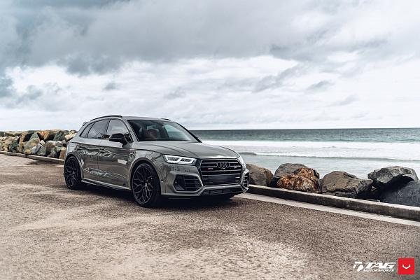 Фото дисков Vossen HF-2 Глянцевый графит на Audi Q5 (FY)