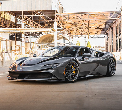 Фото дисков Brixton Forged CM5-RS на Ferrari SF90