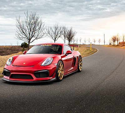 Фото дисков Vossen HF-5 на Porsche Cayman II