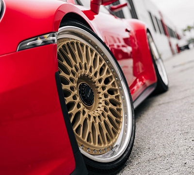 Фото дисков Brixton Forged TR20 на Porsche 911 VIII