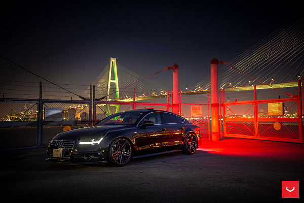 Фото дисков Vossen HF-1 Алмазная проточка на Audi A/RS 7 (4G)