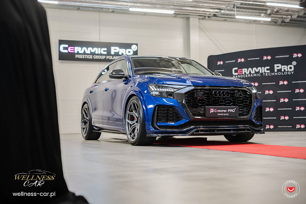 Фото дисков Vossen EVO-3R Глянцевый графит на Audi Q8