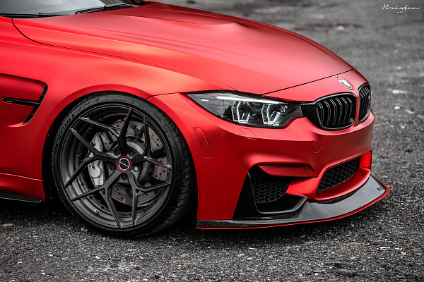 Фото дисков Brixton Forged PF5 Сатиновый темный лак на BMW 3/M3 (F3x/F80)