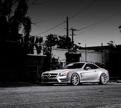 Фото дисков Vossen CVT на Mercedes-Benz SL (R230)