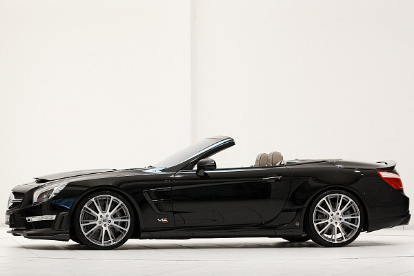 Фото дисков BRABUS Monoblock R (Platinum Edition) Глянцевый графит на Mercedes-Benz SL (R230)