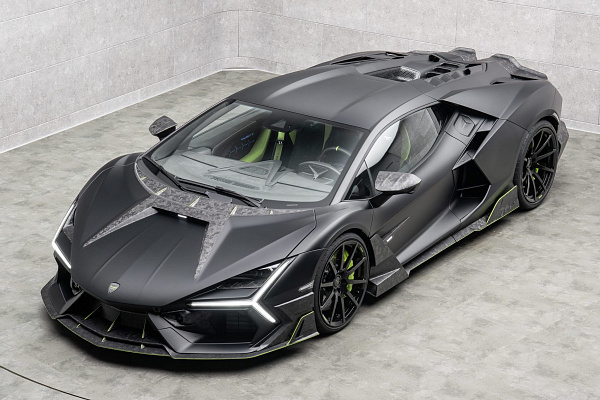 Фото дисков Mansory FV.10 Черный глянец на Lamborghini Revuelto