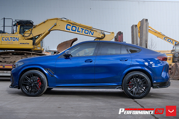 Фото дисков Vossen HF-7 Черный глянец на BMW X6/X6 M (G06/F96)