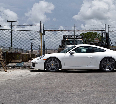 Фото дисков Vossen CV3 на Porsche 911 VII