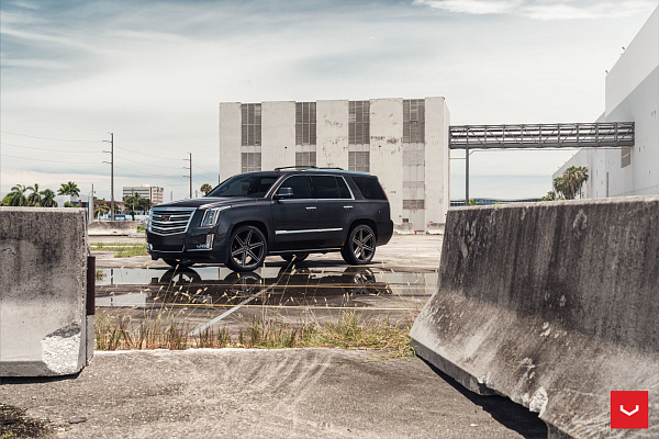 Фото дисков Vossen HF6-2 Алмазная проточка на Cadillac Escalade IV