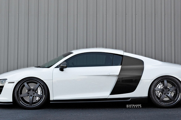 Фото дисков Strasse Wheels S5 Signature Черный сатин на Audi R8 (Typ 42)