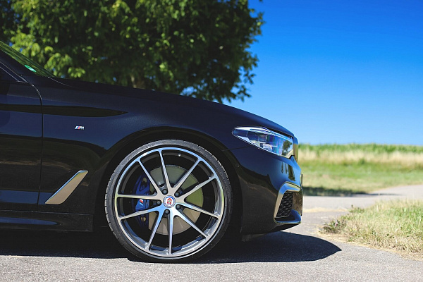 Фото дисков HRE P104 Алмазная проточка на BMW 5/M5 (G30/F90)
