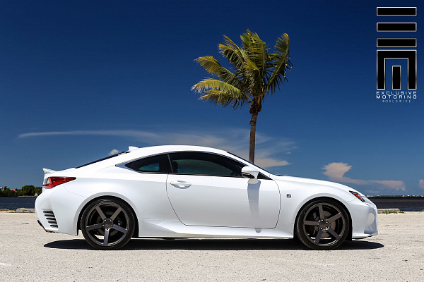 Фото дисков Vossen CV3 Глянцевый графит на Lexus RC