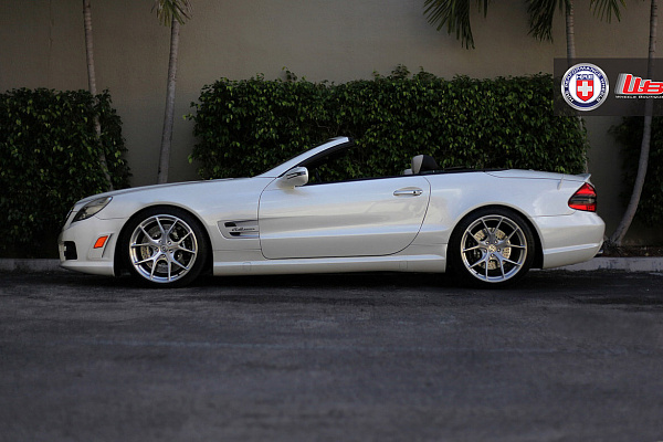 Фото дисков HRE P101 Глянцевый лак на Mercedes-Benz SL (R230)