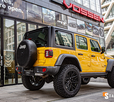 Фото дисков Vossen HF-7 на Jeep Wrangler IV (JL)