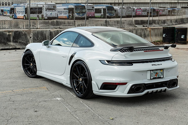 Фото дисков Anrky AN33 Черный сатин на Porsche 911 VIII
