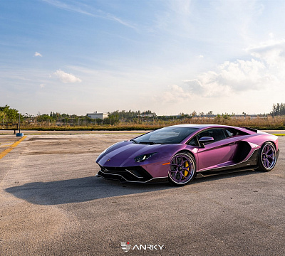 Фото дисков Anrky S3-X0 на Lamborghini Aventador