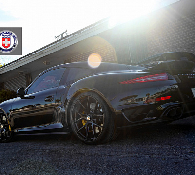 Фото дисков HRE P101 на Porsche 911 VII