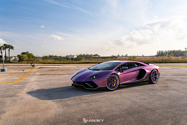 Фото дисков Anrky S3-X0 Другой цвет на Lamborghini Aventador