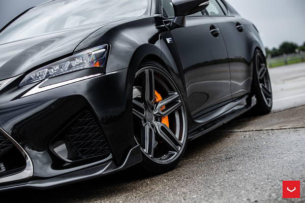 Фото дисков Vossen HF-1 Сатиновый графит на Lexus GS IV