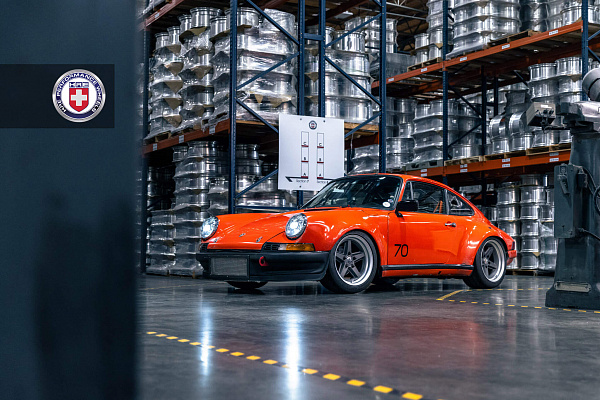 Фото дисков HRE 517K Сатиновый графит на Porsche 911 I