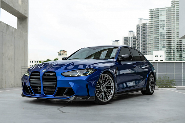 Фото дисков HRE FF28 Глянцевый графит на BMW 3/M3 (G2x/G80)