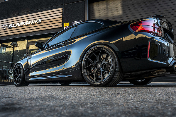 Фото дисков Vossen HF-5 Черный сатин на BMW 2/M2 (F22/F87)