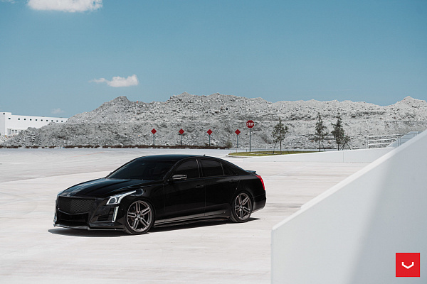 Фото дисков Vossen HF-1 Сатиновый графит на Cadillac CTS II