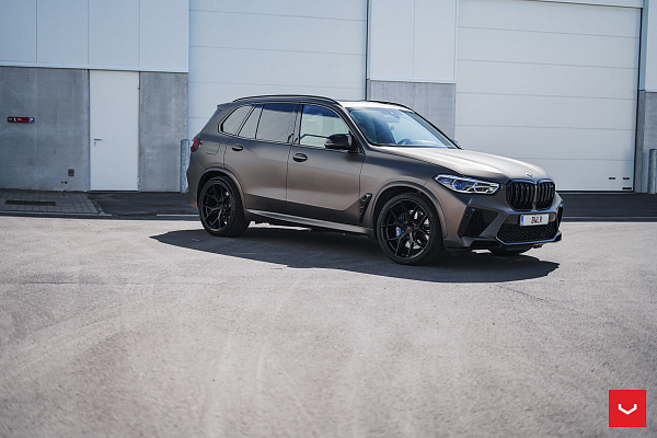 Фото дисков Vossen HF-5 Черный сатин на BMW X5/X5 M (G05/G18/F95)