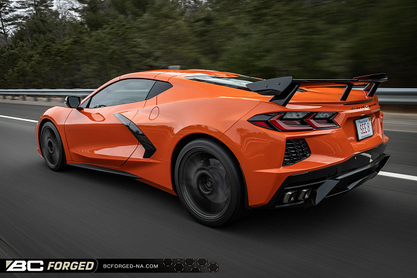 Фото дисков BC Forged EH177 Глянцевый темный лак на Chevrolet Corvette C8