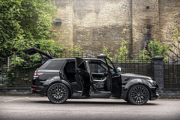 Фото дисков Kahn RS-2 Черный сатин на Land Rover Range Rover Sport II