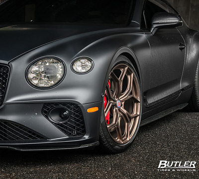 Фото дисков HRE P111SC на Bentley Continental GT III