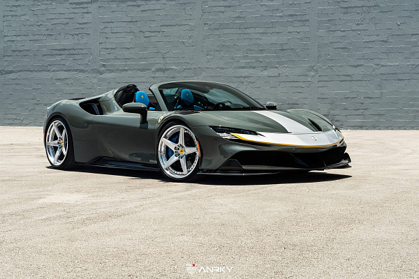 Фото дисков Anrky RS5.3 Полированный лак на Ferrari SF90