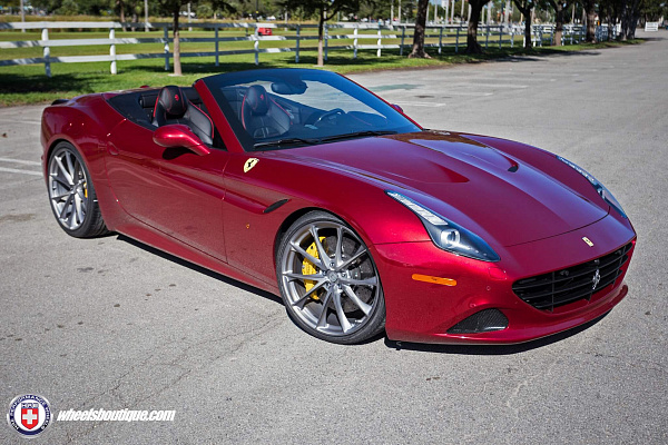 Фото дисков HRE P204 Сатиновый тонированный лак на Ferrari California