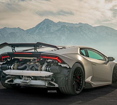 Фото дисков Strasse Wheels SV10M Deep Concave FS на Lamborghini Huracan