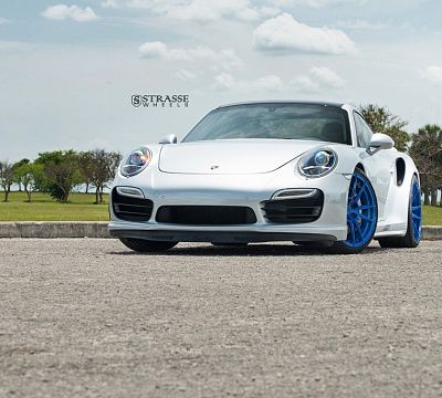 Фото дисков Strasse Wheels SV1 Deep Concave Monoblock на Porsche 911 VII