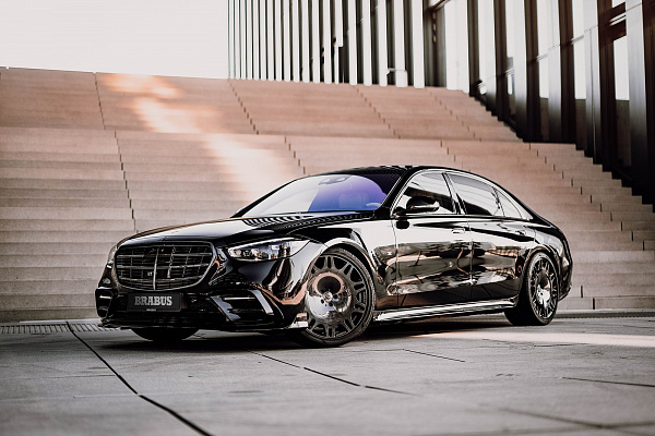 Фото дисков BRABUS Monoblock M (Platinum Edition) Черный глянец на Mercedes-Benz S-Class (W223)