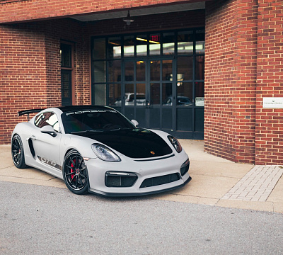 Фото дисков Brixton Forged R11-R на Porsche Cayman II
