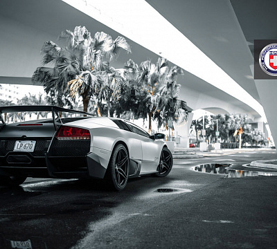 Фото дисков HRE P107 на Lamborghini Murcielago