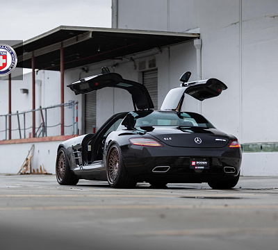 Фото дисков HRE 501 на Mercedes-Benz SLS AMG