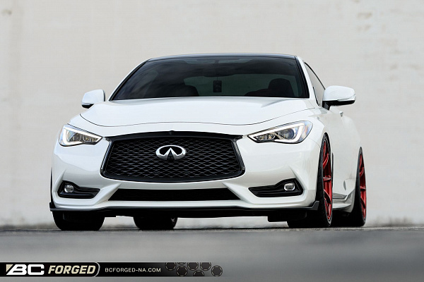 Фото дисков BC Forged RZ39 Красный глянец на Infiniti Q60 II