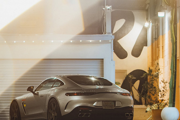 Фото дисков Brixton Forged RS01 Матовый графит на Mercedes-Benz AMG GT II