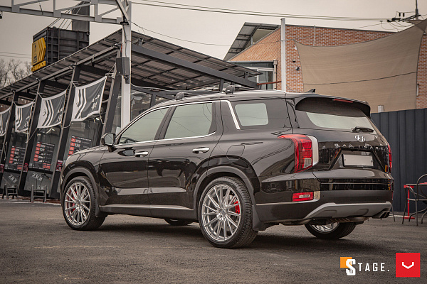 Фото дисков Vossen HF-4T Серебро на Hyundai Palisade I