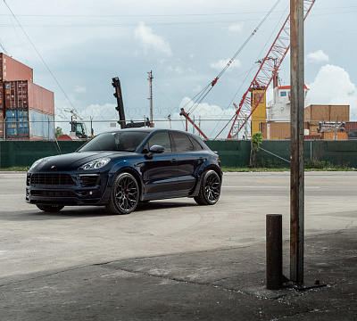Фото дисков Vossen HF-2 на Porsche Macan I