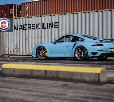 Фото дисков HRE P106 на Porsche 911 VII